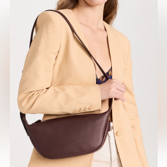Madewell brown leather sling crossbody bag - Picture 1 of 8